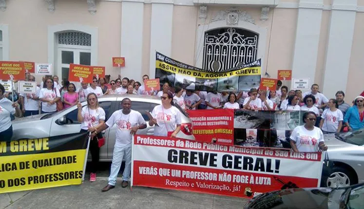 Prefeitura de São Luis sinaliza com reajuste de 10% e professores rejeitam a proposta