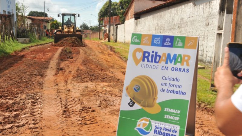 Ribamar Cidade em Obras avança no Jardim Tropical