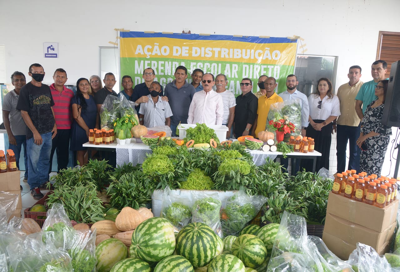 Prefeitura de Ribamar entrega mais 160 toneladas de alimentos para alunos da rede municipal