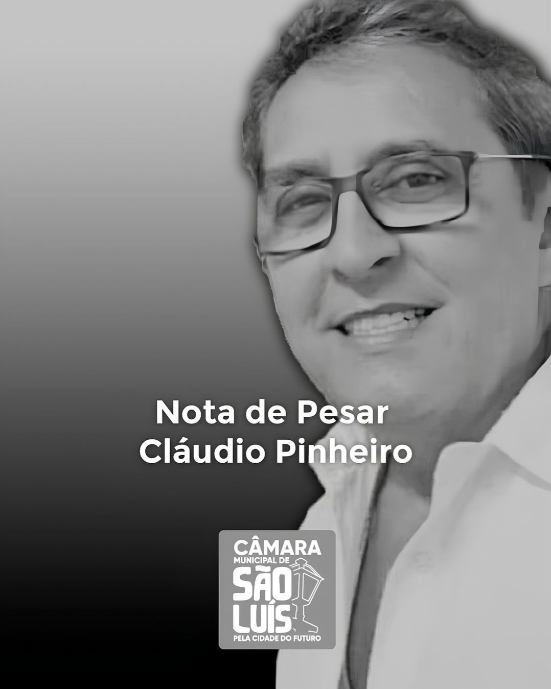 Câmara de São Luís divulga nota de pesar pelo falecimento do cantor maranhense Cláudio Pinheiro